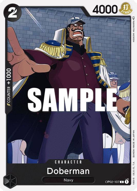 Doberman - OP02-107 - Common-One Piece Singles