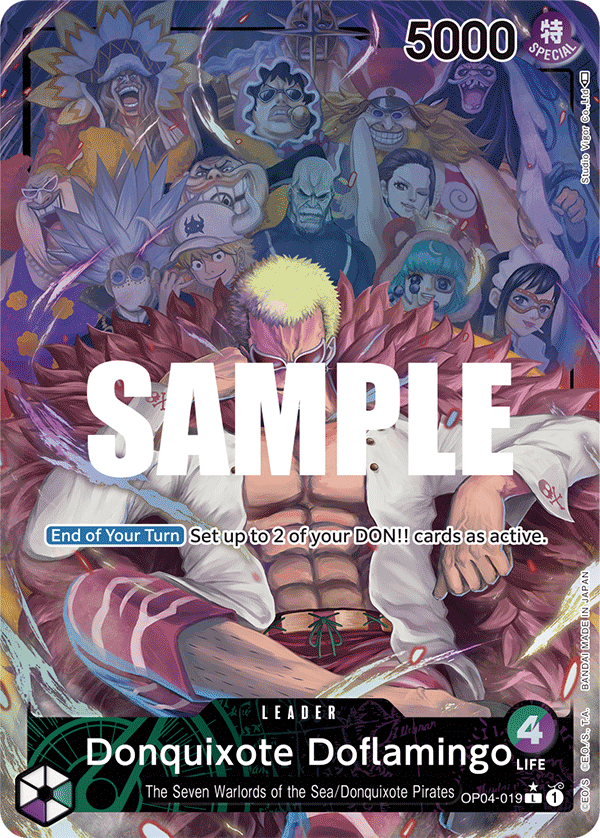 Donquixote Doflamingo - OP04-019 - Leader (Alt Art)