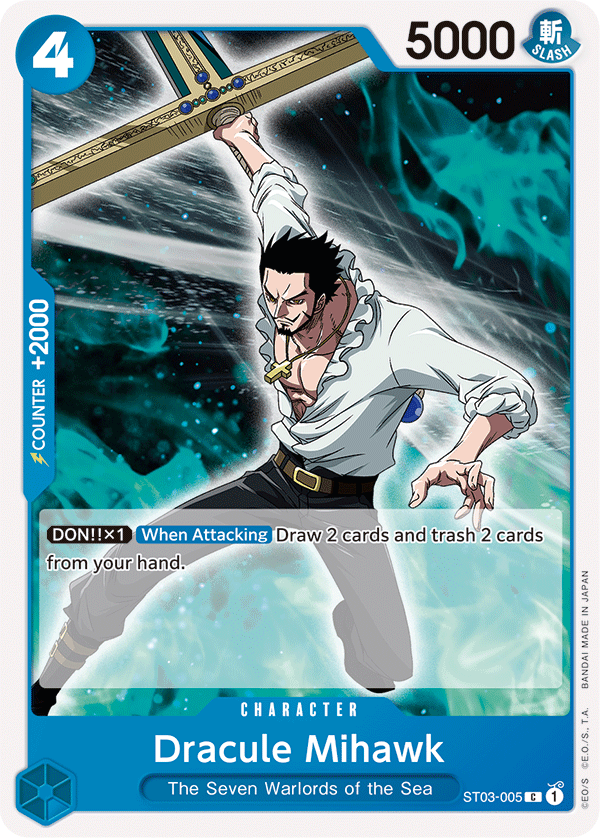 Dracule Mihawk - ST03-005 - Common-One Piece Singles
