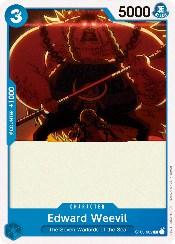 Edward Weevil - ST03-002 - Common-One Piece Singles