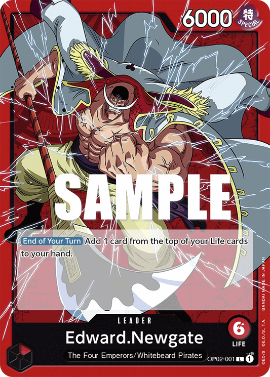 Edward.Newgate - OP02-001 - Leader-One Piece Singles