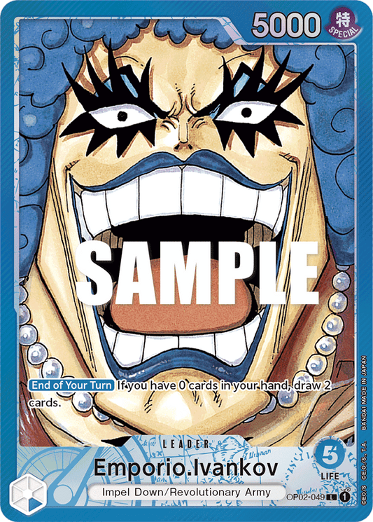Emporio.Ivankov - OP02-049 - Leader (Alt Art)-One Piece Singles