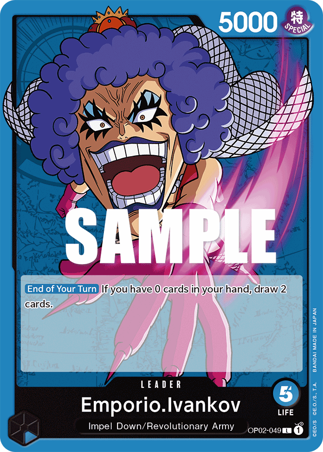 Emporio.Ivankov - OP02-049 - Leader-One Piece Singles