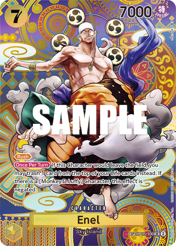 Enel - OP05-100 - Super Rare (Special Parallel)
