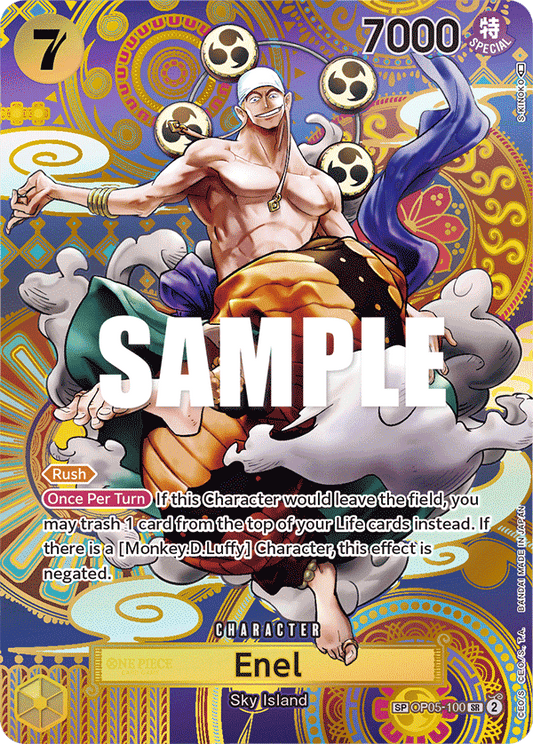 Enel - OP05-100 - Super Rare (Special Parallel)