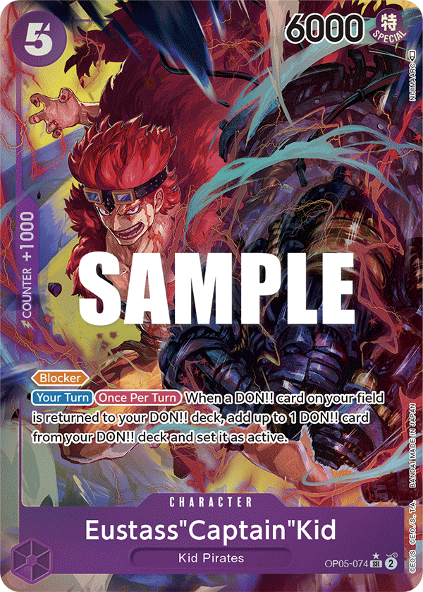 Eustass"Captain"Kid - OP05-074 - Super Rare (Alt Art)