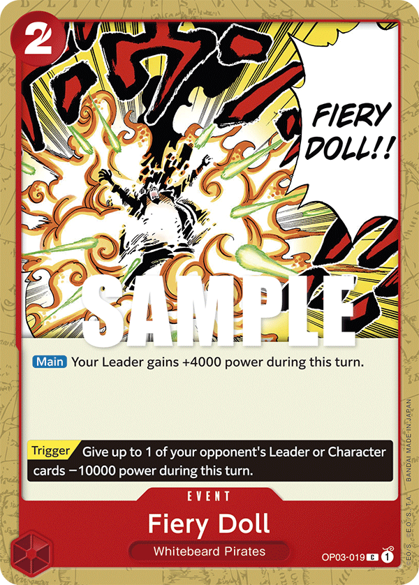 Fiery Doll - OP03-019 - Common-One Piece Singles