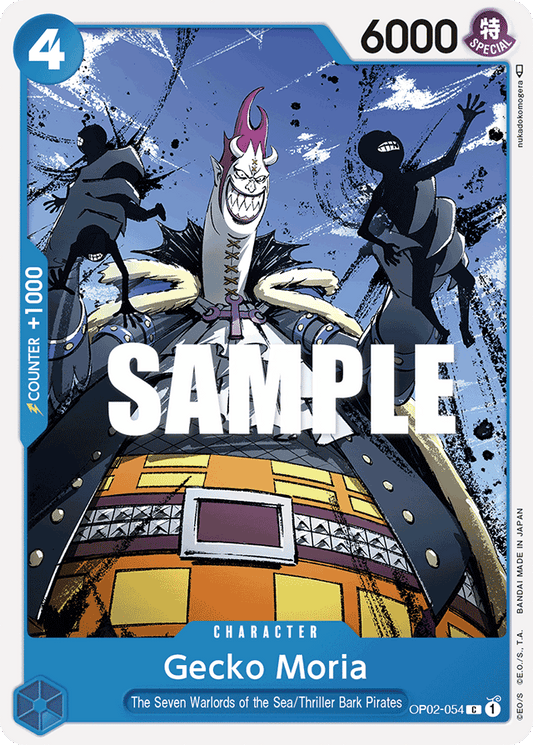 Gecko Moria - OP02-054 - Common-One Piece Singles