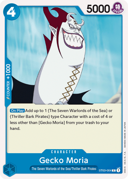 Gecko Moria - ST03-004 - Common-One Piece Singles