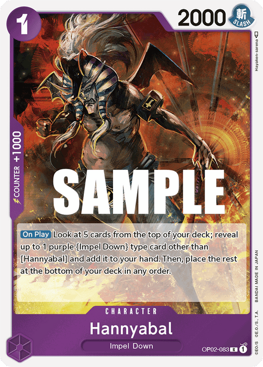 Hannyabal - OP02-083 - Rare-One Piece Singles