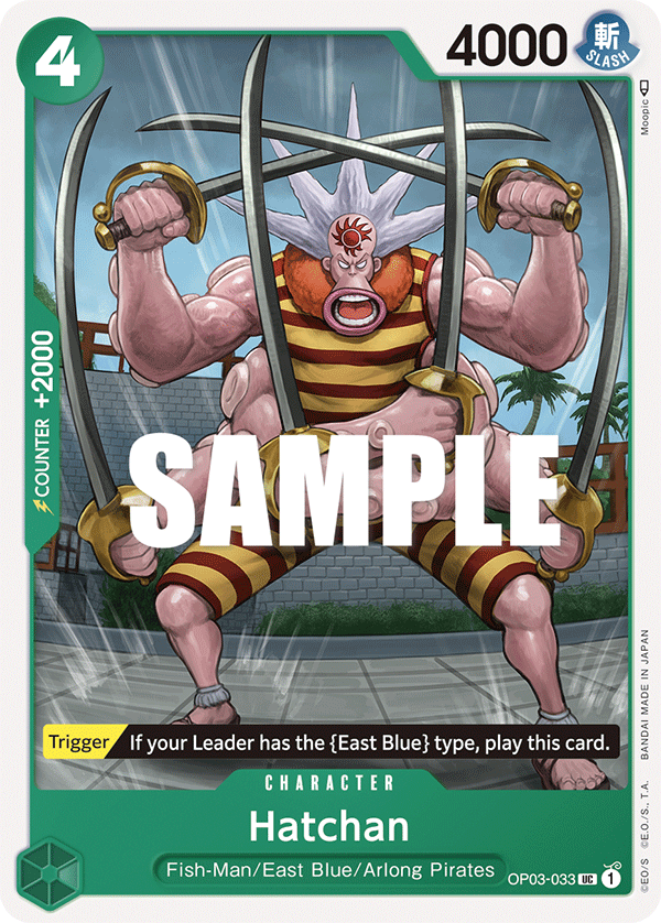 Hatchan - OP03-033 - Uncommon-One Piece Singles