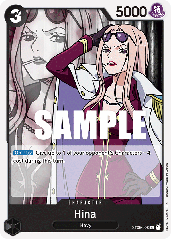 Hina - ST06-008 - Common-One Piece Singles