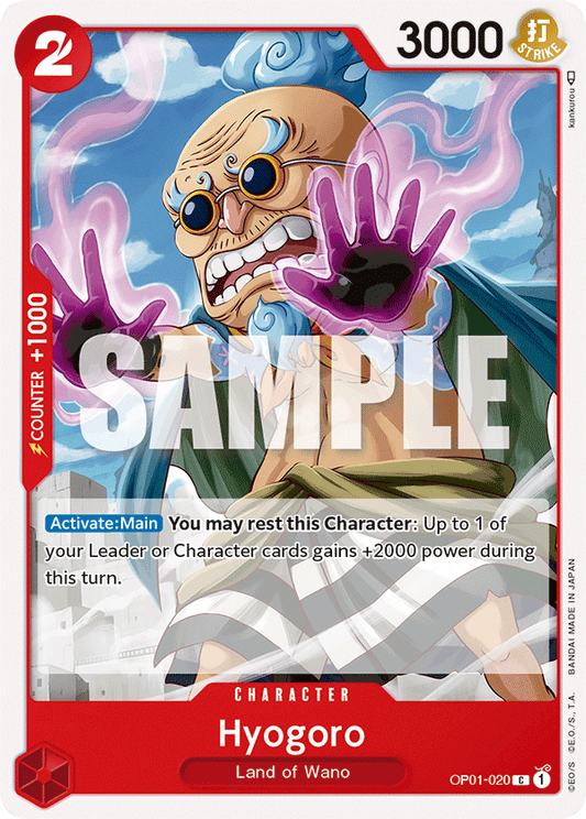 Hyogoro - OP01-020 - Common-One Piece Singles