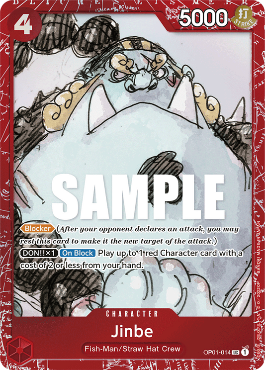 Jinbe - OP01-014 - Uncommon (Film Red Edition)