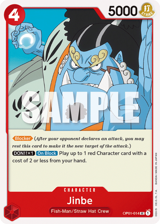 Jinbe - OP01-014 - Uncommon-One Piece Singles