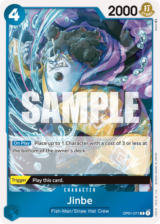 Jinbe - OP01-071 - Rare-One Piece Singles