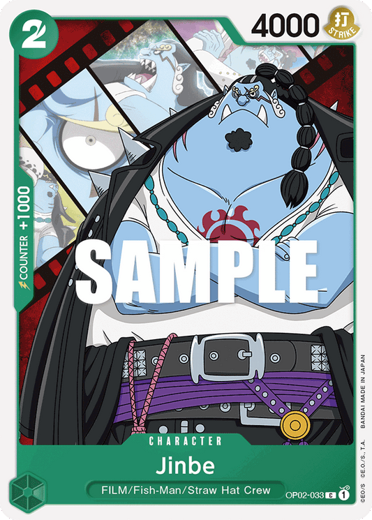 Jinbe - OP02-033 - Common-One Piece Singles