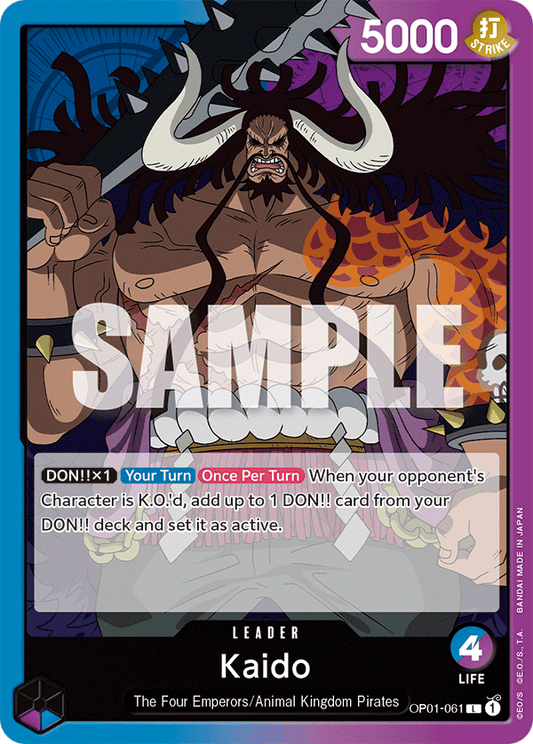 Kaido - OP01-061 - Leader-One Piece Singles