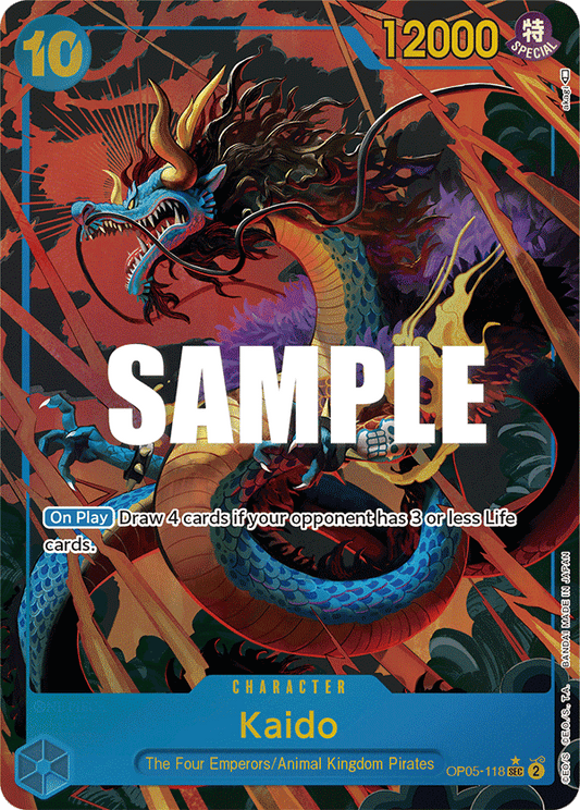 Kaido - OP05-118 - Secret Rare (Alt Art)