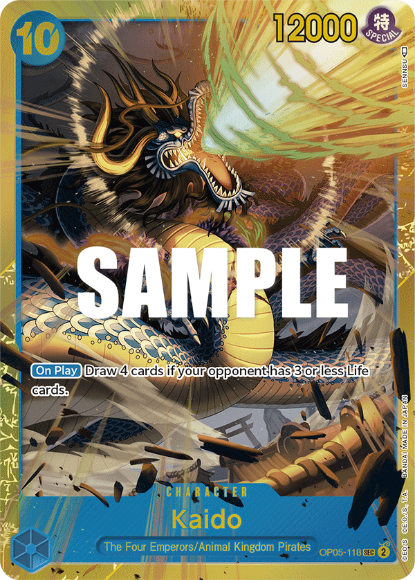Kaido - OP05-118 - Secret Rare