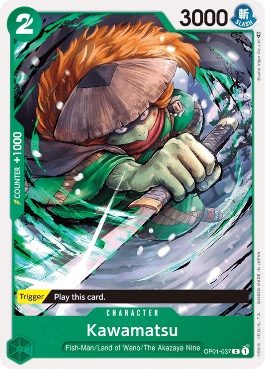 Kawamatsu - OP01-037 - Common-One Piece Singles