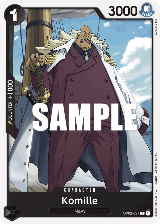 Komille - OP02-097 - Common-One Piece Singles