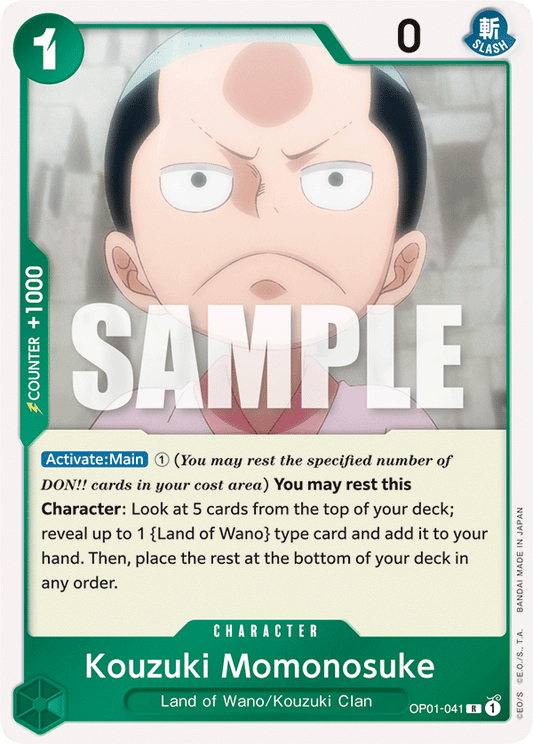 Kouzuki Momonosuke - OP01-041 - Rare-One Piece Singles