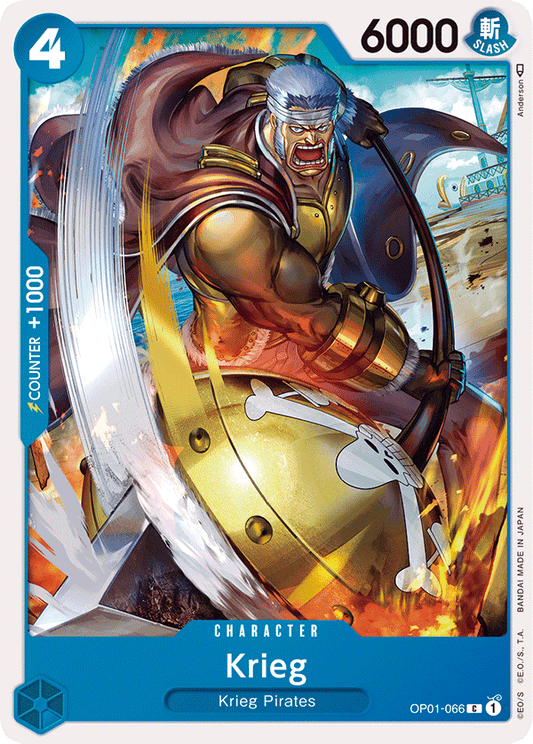 Krieg - OP01-066 - Common-One Piece Singles