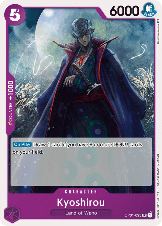 Kyoshirou - OP01-095 - Uncommon-One Piece Singles