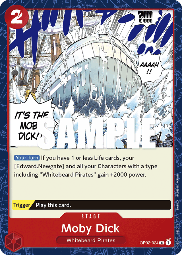 Moby Dick - OP02-024 - Common-One Piece Singles