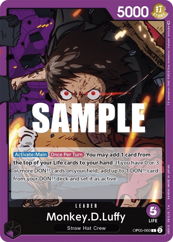 Monkey.D.Luffy - OP05-060 - Leader