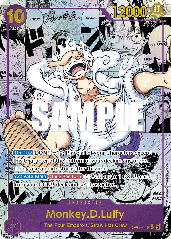 Monkey.D.Luffy - OP05-119 - Secret Rare (Manga