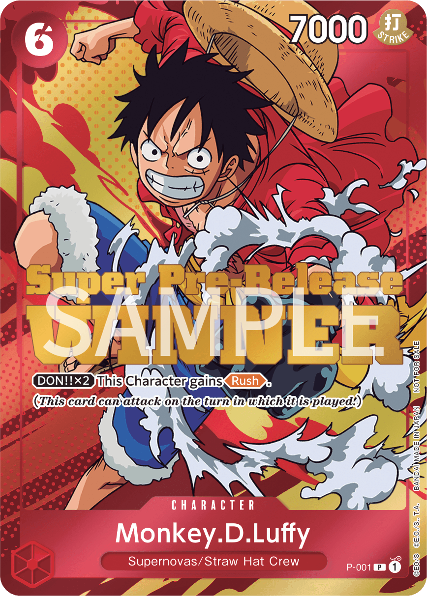 Monkey.D.Luffy - P-001 - SPR Winner