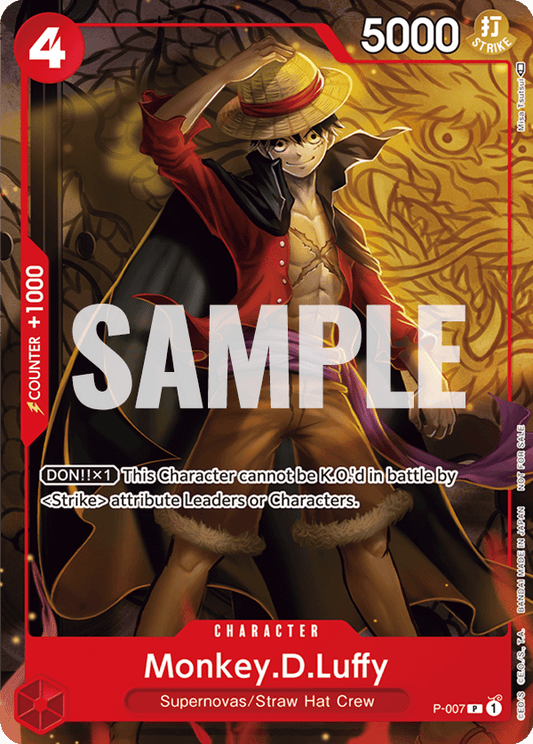 Monkey.D.Luffy - P-007 - Tournament Vol.1