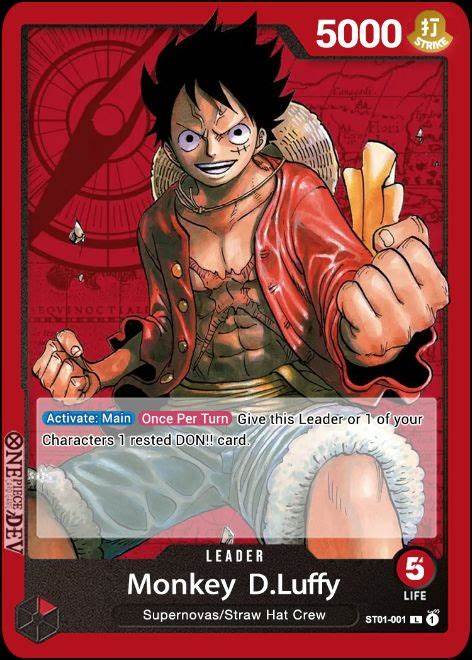 Monkey.D.Luffy - ST01-001 - Leader - REVISION PACK