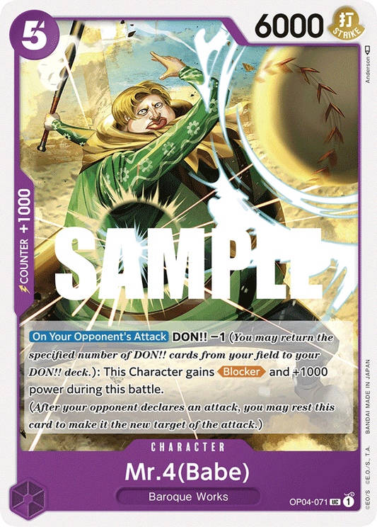 Mr. 4 (Babe) - OP04-071 - Uncommon