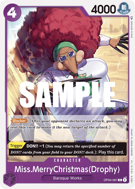 Ms. Merry Christmas (Drophy) - OP04-067 - Common