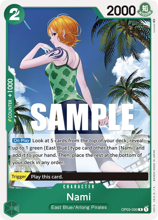 Nami - OP03-030 - Rare-One Piece Singles