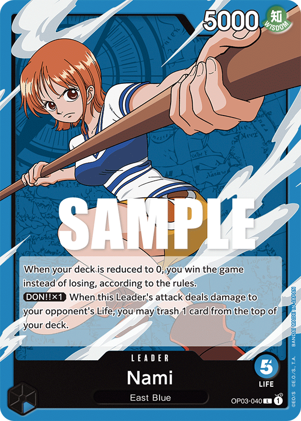 Nami - OP03-040 - Leader-One Piece Singles