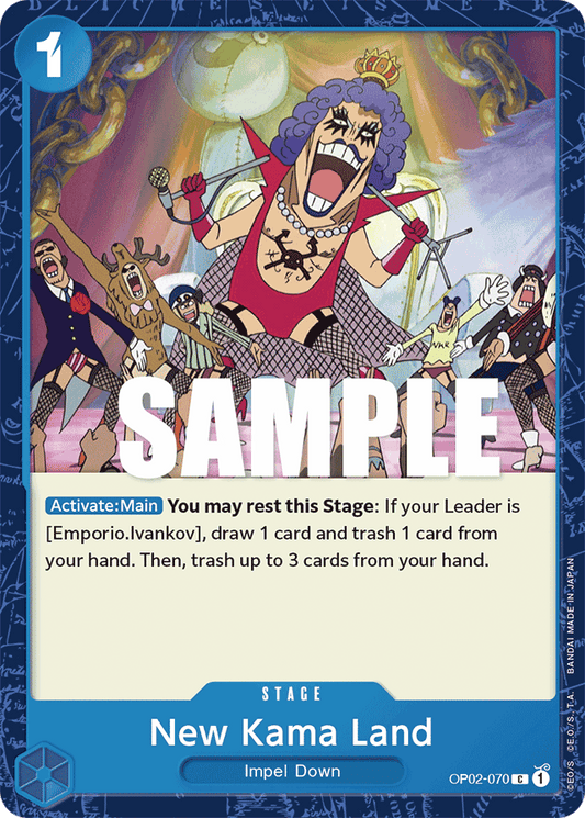 New Kama Land - OP02-070 - Common-One Piece Singles