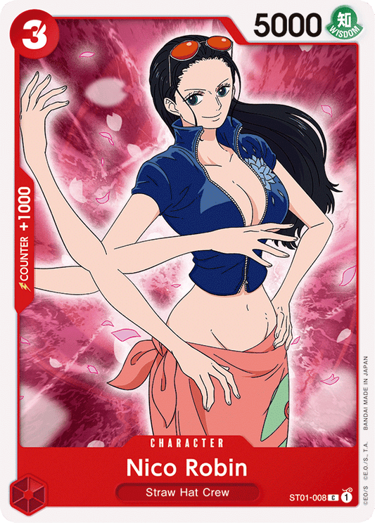 Nico Robin - ST01-008 - Common-One Piece Singles