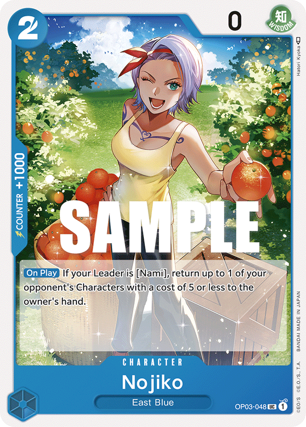 Nojiko - OP03-048 - Uncommon-One Piece Singles