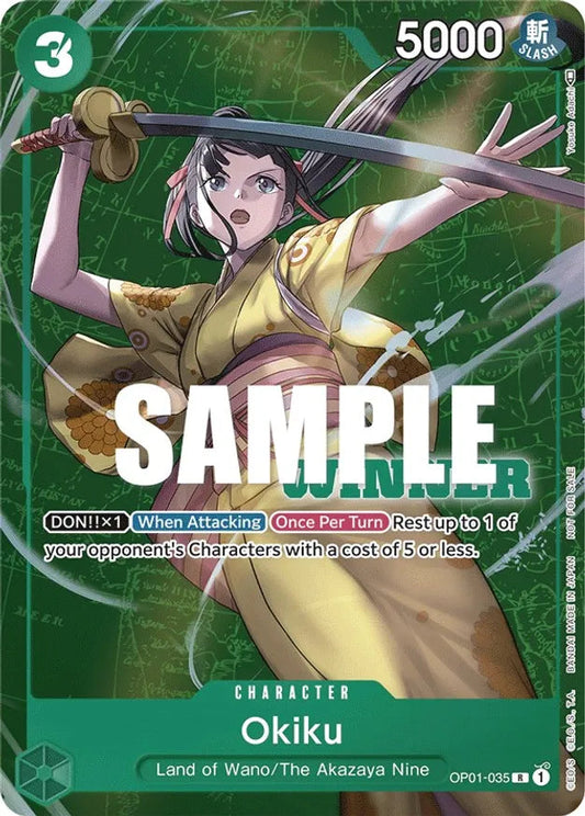 Okiku - OP01-035 - Tournament Vol.4 Winner