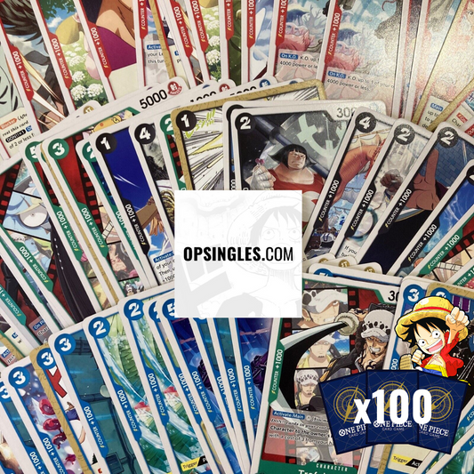 One Piece 100 Card Bulk Lot [Rares + Holo Guaranteed]-One Piece Singles
