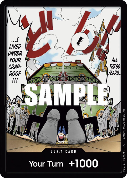OP03 - DON!! Card - (Alt Art)-One Piece Singles