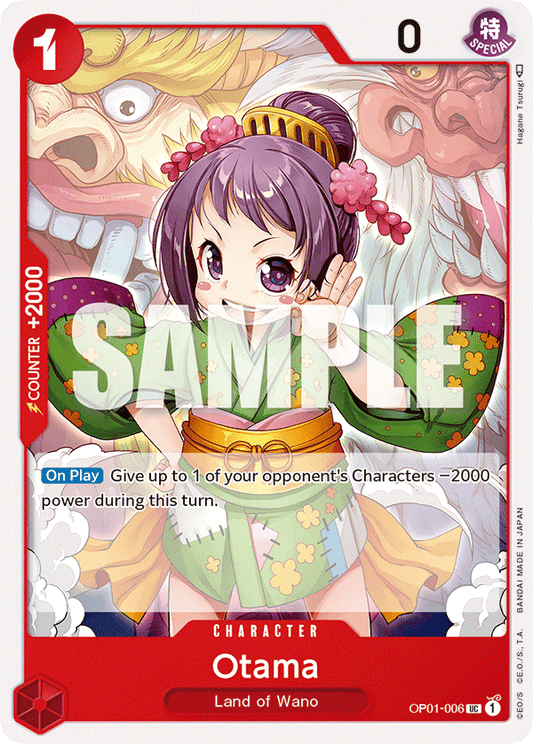 Otama - OP01-006 - Uncommon-One Piece Singles