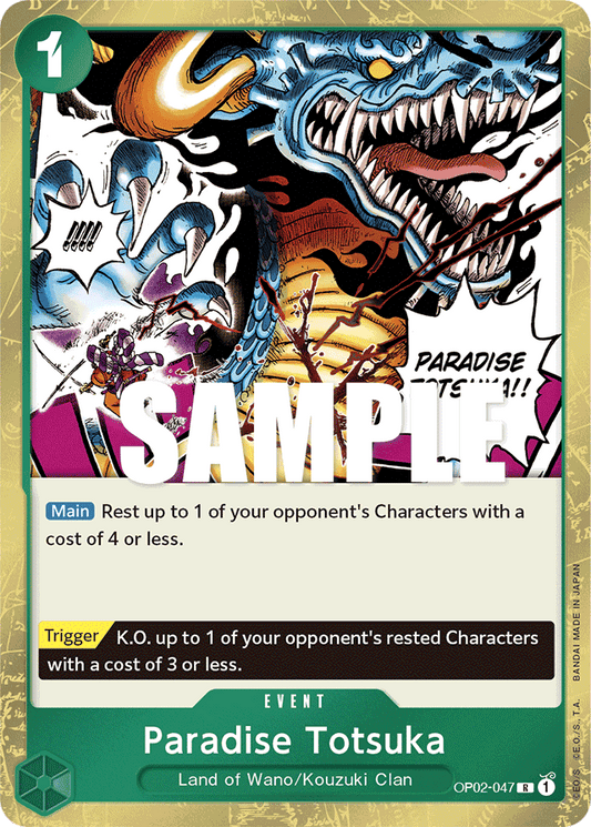 Paradise Totsuka - OP02-047 - Rare-One Piece Singles