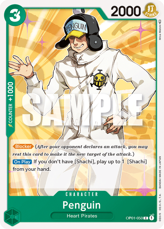 Penguin - OP01-050 - Common-One Piece Singles