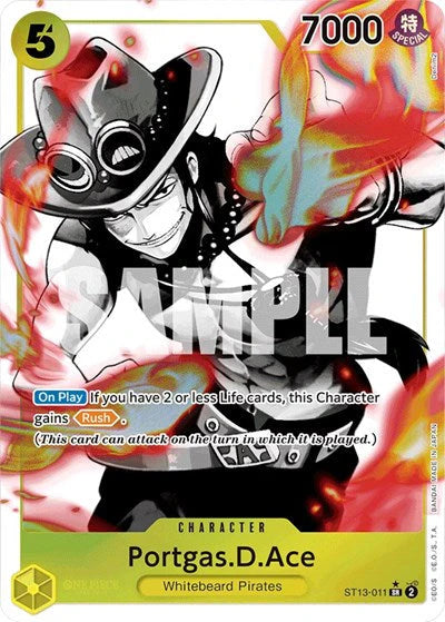 Portgas D. Ace - ST13-011 - Super Rare (Parallel)