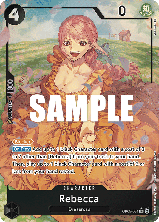 Rebecca - OP05-091 - Super Rare (Alt Art)